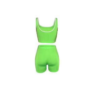 Buy cheap Pure Color Spring & Summer Sexy Sleeveless Vest Shorts Set 13 Colors from wholesalers