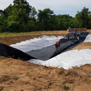 Buy cheap Smooth Surface 0.75mm HDPE Geomembrane for Fish and Shrimp Pond Liner Farming Lobster from wholesalers