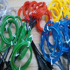 new generation cuttable glow el wire with 10 colors