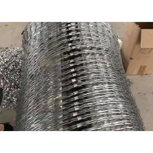 Buy cheap Electro Galvanized Razor Barbed Wire BTO 22 700MM Coil from wholesalers