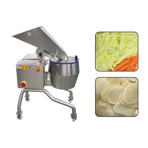 Buy cheap SUS 304 1000KG/H Vegetable Processing Equipment Centrifugal Potato Slicer And Shredder from wholesalers