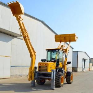 Buy cheap 500 mm Min. Turning Radius Backhoe Loader Front Loader And Backhoe And Materials from wholesalers