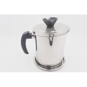 Buy cheap Round 1.3 L Grease Keeper With Strainer And Handle from wholesalers