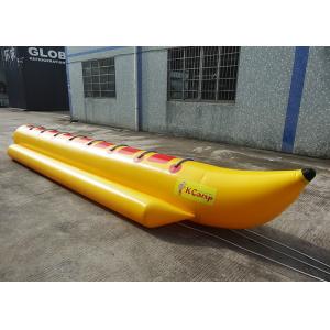 6 - 8 Riders Banana Boat Towable Inflatables For Beach , Lake Water Exciting