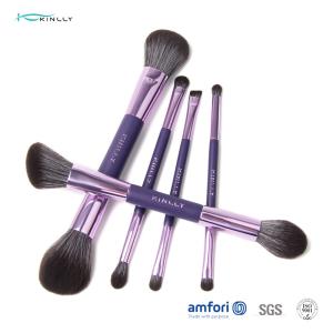Buy cheap 5pcs OEM Double Side Poly Bag Makeup Brush Gift Set from wholesalers