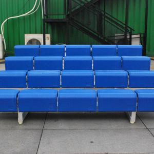 Buy cheap 4 Rows Outdoor Aluminum Bleacher Seating With Plastic Seats from wholesalers