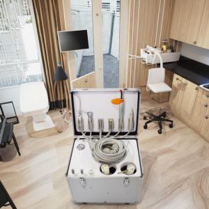 Buy cheap Mobile Dental Unit with Silent Compressor Portable Dental Turbine Unit Dental Students Practice Portable Dental Treatment Unit from wholesalers