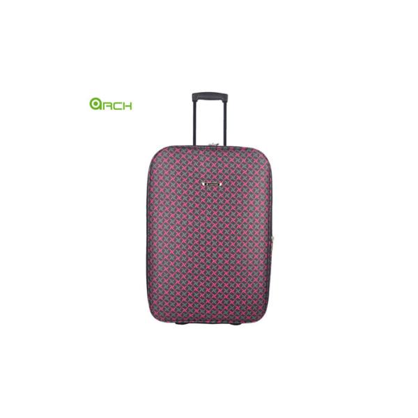 Quality Printing 600D Polyester Travel Trolley Lightweight Luggage Bag with Expander for sale