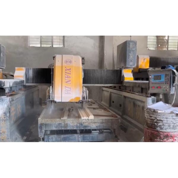 Quality High Precision Stone Bridge Type Linear Cutting & Milling Machine CNC Controlled for Marble/Granite Profiling for sale