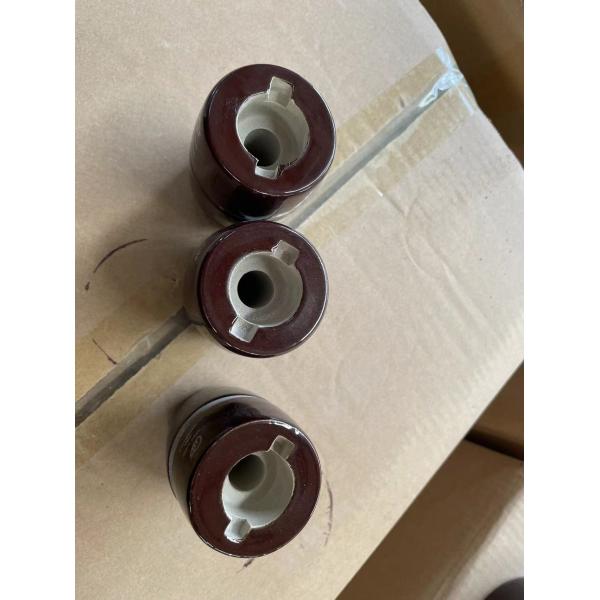 1kV 200A Porcelain OEM Draw Lead Transformer Bushing Brown Glazed