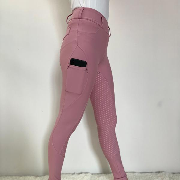 Quality Breathable XXS Pink Horse Riding Pants Equestrian Ladies Breeches for sale