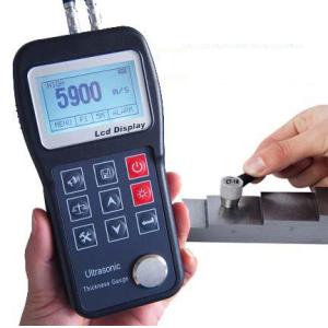 Metal Ultrasonic Thickness Gauge Convenient Ultrasonic Thickness Meter With LED