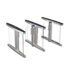 Office Workplace Barcode Scanner Turnstile 900mm Width Half Height