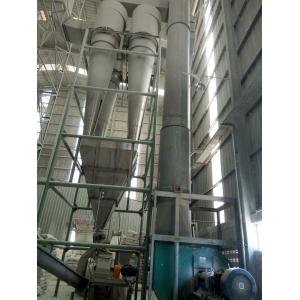 SUS304 Air Stream dryer with gas heating source , drying cassava starch, corn