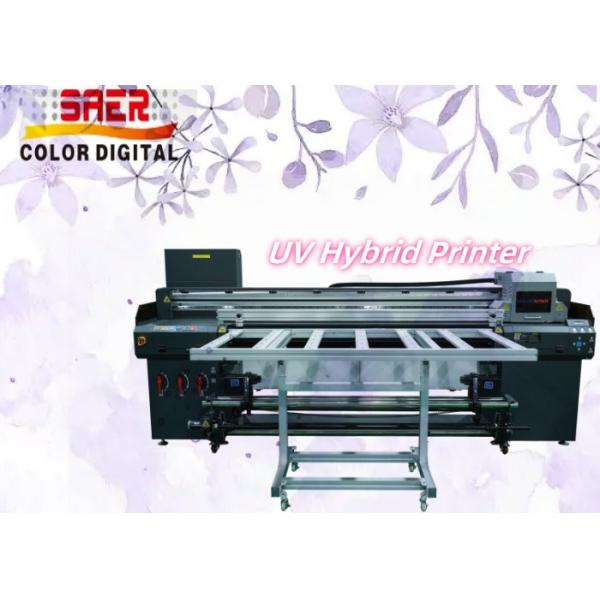 China UV Hybrid Printer 3 or 4 Heads Wide Format Inkjet Printer Flatbed and Roll to Roll UV Printing Machine on sale China UV Hybrid Printer 3 or 4 Heads Wide Format Inkjet Printer Flatbed and Roll to Roll UV Printing Machine on sale