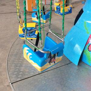 Buy cheap 1.5kw Power Kids Theme Park Rides Flying Chair Load 12 Riders 3.5m Height from wholesalers