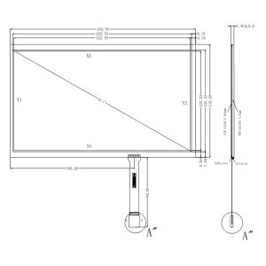 Buy cheap 10.1-inch 4-wire Resistive Touch Panel With 4-pin 2.54 Housing Connecting Cable For Widescreen LCD Panel With 1024x600 Or1920x1080 Resolution from wholesalers