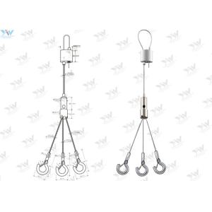 Buy cheap Three Feet Cable Suspension Kits Cross Adjustable Gripper Loop Maker With Hooks from wholesalers