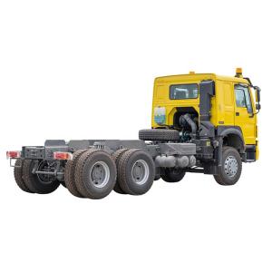 Buy cheap Yellow 10 Tires Truck Tractor Head HW76 371Hp Tractor Trailer Diesel Engine from wholesalers