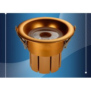 Cambered Surface Recessed LED Downlight With Pure Gold Thread Welding Solid