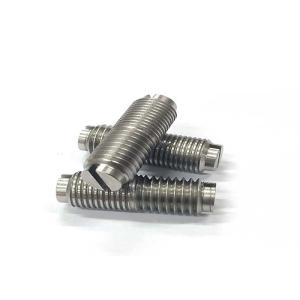 Buy cheap 18-8 Stainless Steel SS SUS 304 316 316L A2 A4 70 80 Slotted Flat Point Grub Bolt DIN551 from wholesalers