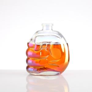 Buy cheap Custom Liquor 700ml Gin Bottle Square Shaped Empty Alcohol Brandy Whisky Glass Bottles from wholesalers