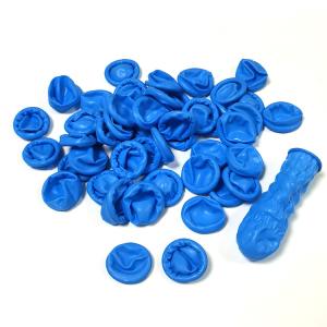 Buy cheap Cleanroom Blue Disposable Nitrile Finger Cots AntiStatic S M L XL from wholesalers