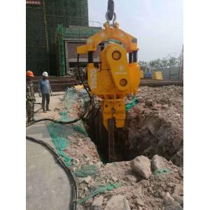 Excavator Attachments Piling Equipment Vibro Hydraulic Vibrator Pile Driver
