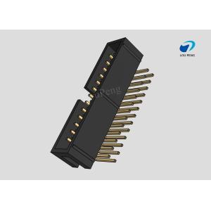 Buy cheap IDC Header connector, PCB Mount Receptacle, Board-to-Board, 2x13 Position, 1.27mm Pitch, Gold Flash, Right angle，DIP from wholesalers