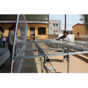 6ftx10ft temporary construction security fence panels mesh spacing 2¼"x2¼"