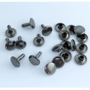 9 12 14 Flat Head Solid Copper Leather Rivets And Burrs Complying With ISO9001