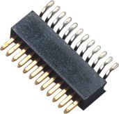 90° SMT 1 Mm Pitch Pin Header Connector / Single Row Pin Header