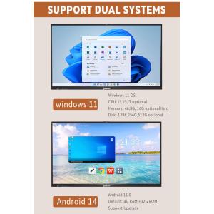 Buy cheap T982 Chip Security Features USB Lock OEM Brand Language Video Conferencing Support 75 86 98 110 Inch Interactive Flat Pannel from wholesalers