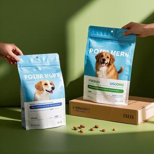 Buy cheap Stand Up Pet Food Packaging Bag with BPA Free Lamination 1KG to 25KG Custom Sizes Available from wholesalers