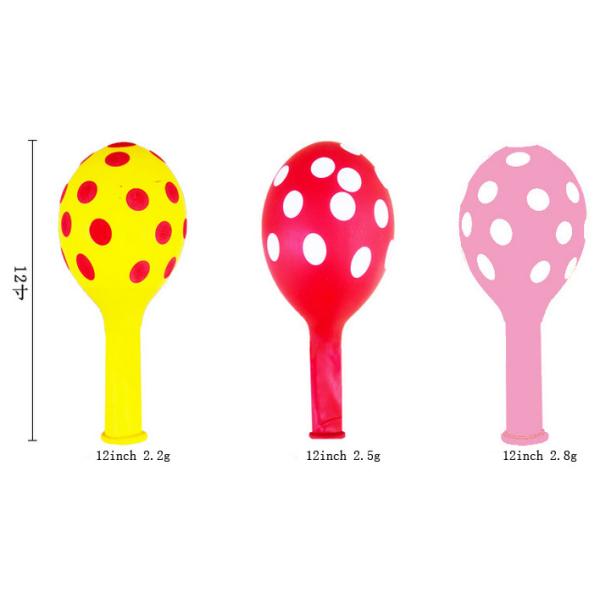 Buy cheap 12" professional print latex palkdot balloons 2016 from wholesalers