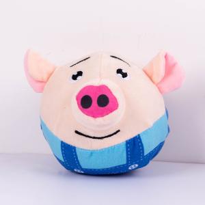 Buy cheap Dog Plush Toy Funny Pig Electronic Interactive Pet Bouncing Balls Active Moving Squeaky from wholesalers