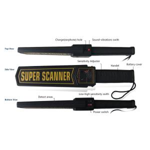 Buy cheap High Sensitivity Hand Held Metal Detector With Audio / Vibration Alarm from wholesalers