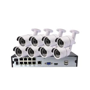 Buy cheap 8Ch Night Vision Waterproof CCTV Camera System with H.265 P2P POE NVR Kit for Enhanced Security from wholesalers