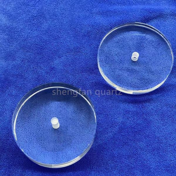 Quality Coustomization Transparent Fused Silica Glass Sheet UV Quartz Glass Plate For UVC Led Lamp for sale