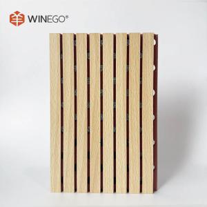 Buy cheap Melamine MDF Grooved Acoustic Panels 133x2440mm 197x2440mm For Ceiling And Wall from wholesalers