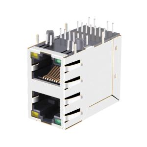 DU1T202A1 100 Base-T Integrated Magnetics Filter RJ45 Connector Module