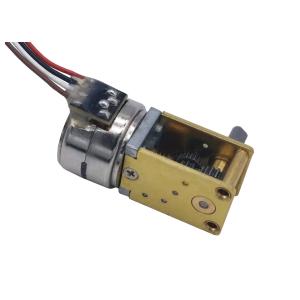 Buy cheap 18 Degree Step Angle Micro Stepper Motor 15mm Diameter With Worm Gear Box from wholesalers