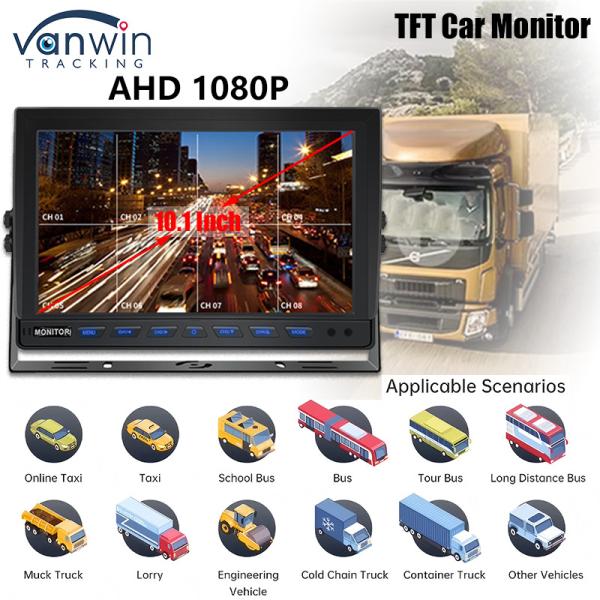 Quality 10.1 Inch TFT Car HD Monitor Display Screen TFT LCD Color HD Screen For Van Truck for sale