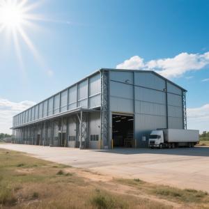 Buy cheap Lightweight Prefabricated Steel Warehouse Building with H Frame from wholesalers