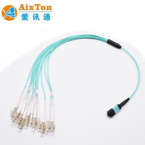 Buy cheap 8 Core 12 Core MPO MTP Patch Cord MM OM3 OM4 Female To LC Fiber 12 Core MPO MTP Patch Cord 5 Meter 10 Meter from wholesalers