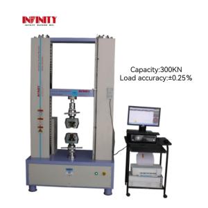 Buy cheap 300KN Multi-function Servo Controlled Universal Tensile Testing Machine from wholesalers