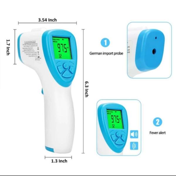Quality LCD Display Digital Forehead Thermometer with 3in 1 function for sale