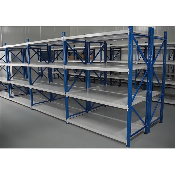 Customized Medium Duty Racks System Boltless Metal Shelving Units Warehouse