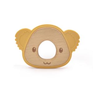 Buy cheap Sensory Chew Wooden Silicone Teether Natural Organic Beech EN71 from wholesalers