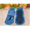 Buy cheap Black Non Slip Trampoline Grip Socks Polyester Material Inflatable Playground Bounce Jumping Socks from wholesalers